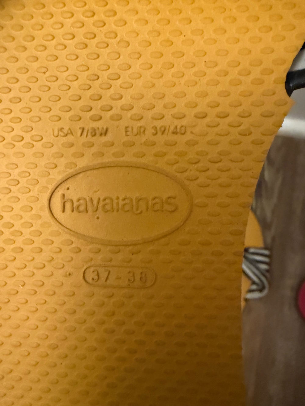 Havaianas St Tropez Flip Flop
Nautical Blue White Stripe Mustard - Size 7/8 - Picture 4 of 7